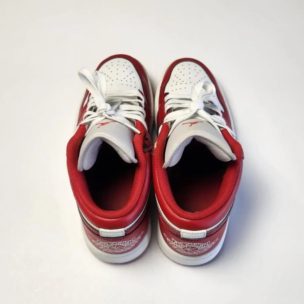 Jordan Men's Red and White Trainers